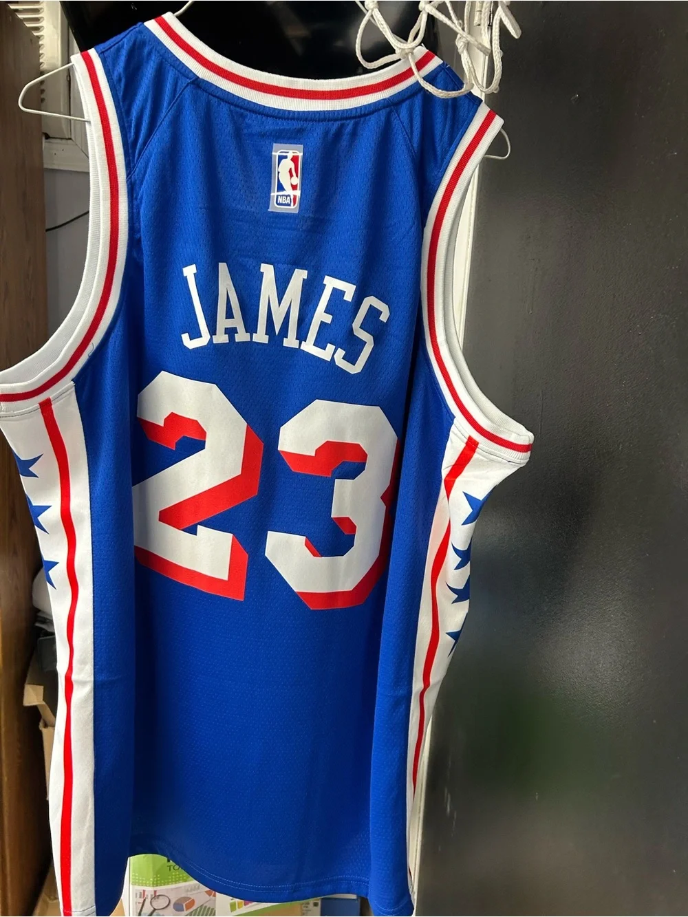 Nike Philadelphia 76ers LeBron James jersey